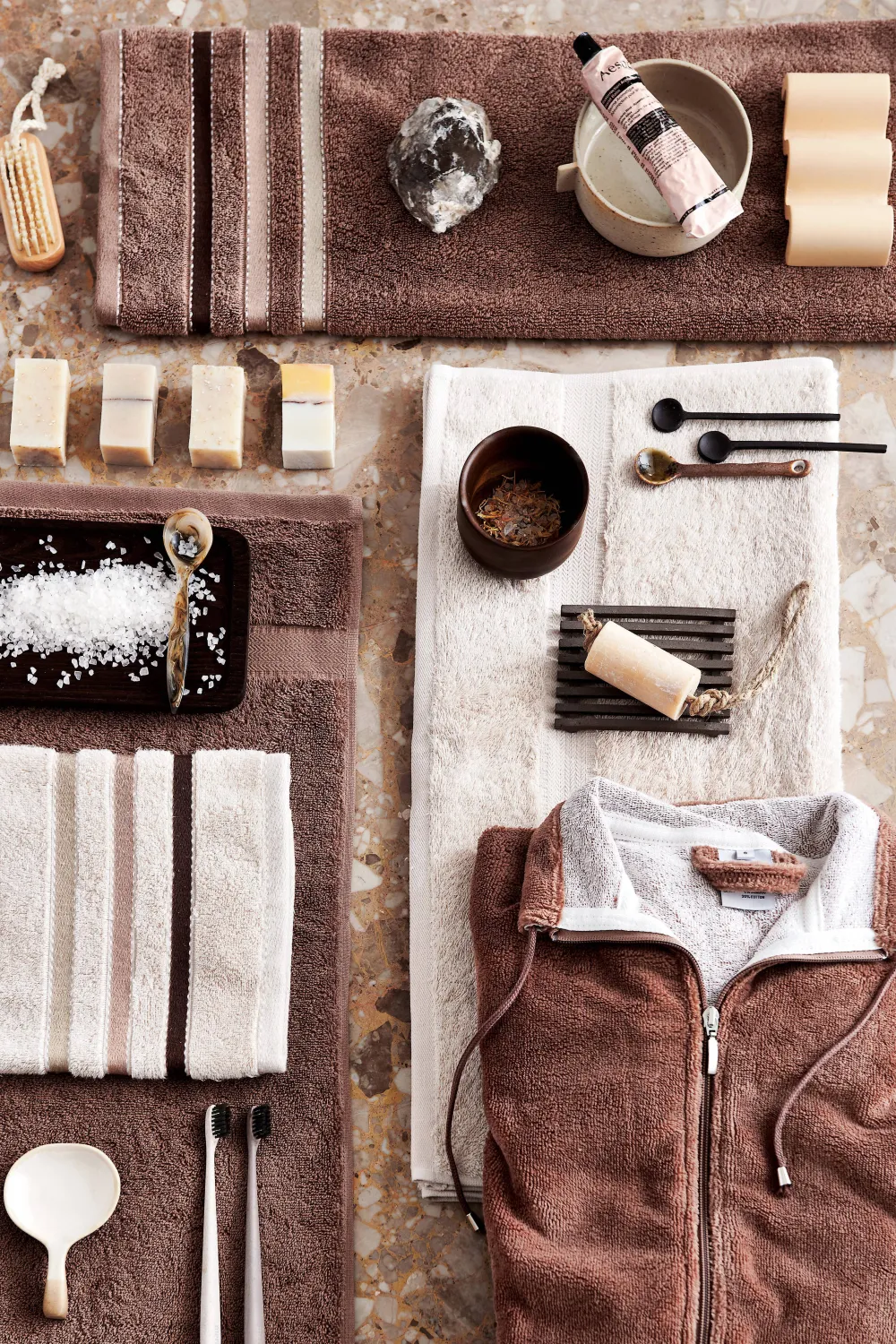 Vandyck Handdoek Prestige Lines (Set Van 2) (110X60 Cm)