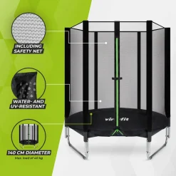 Virtufit Kindertrampoline 145 X 145 X 160 Cm