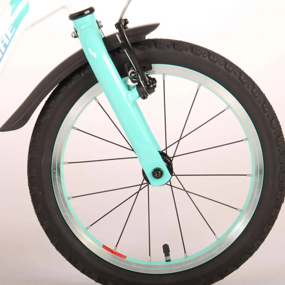 Volare Glamour Kinderfiets 16 Inch Parelmoer/ Mintgroen
