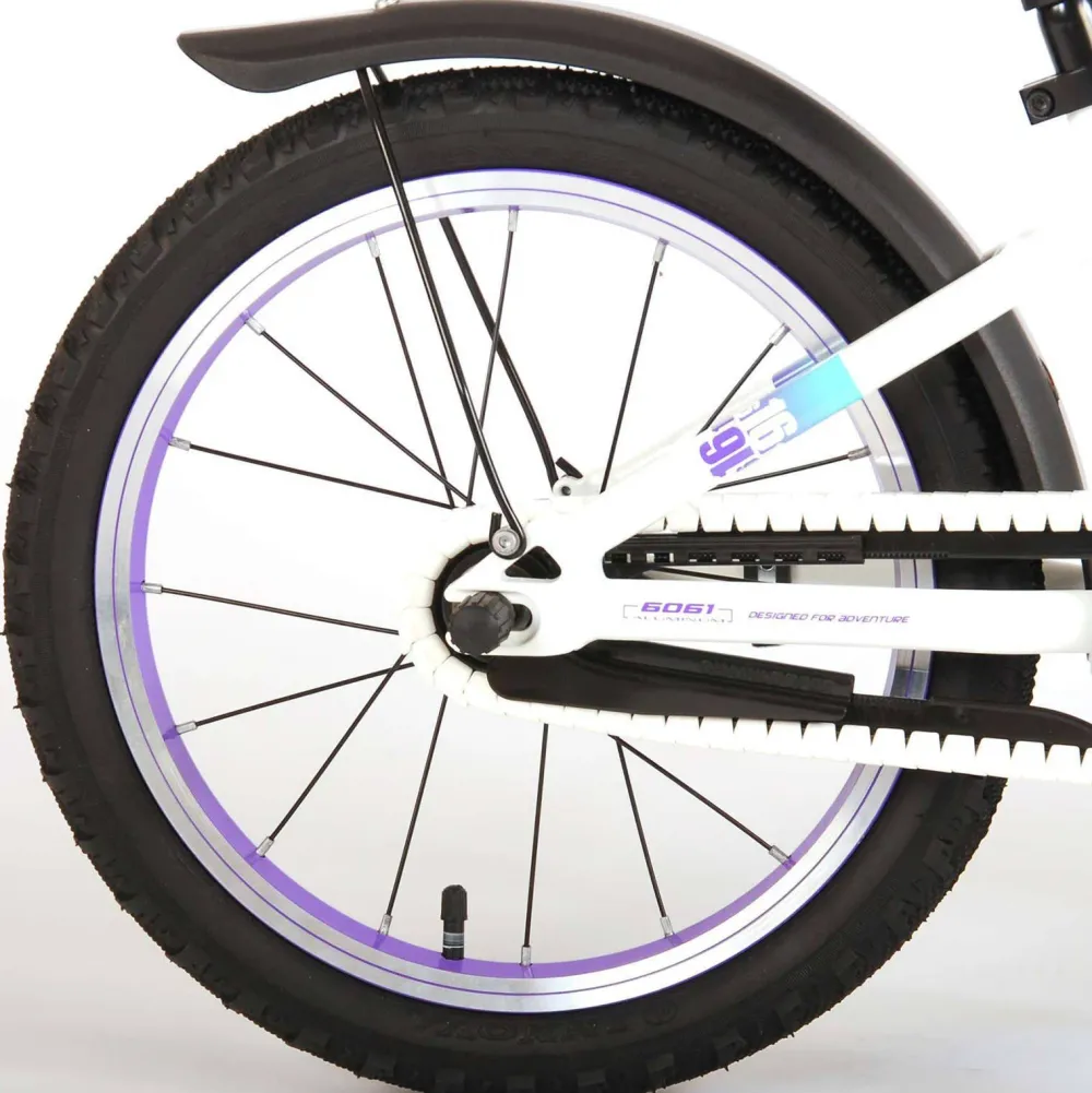 Volare Glamour Kinderfiets 16 Inch Parelmoer/ Mintgroen