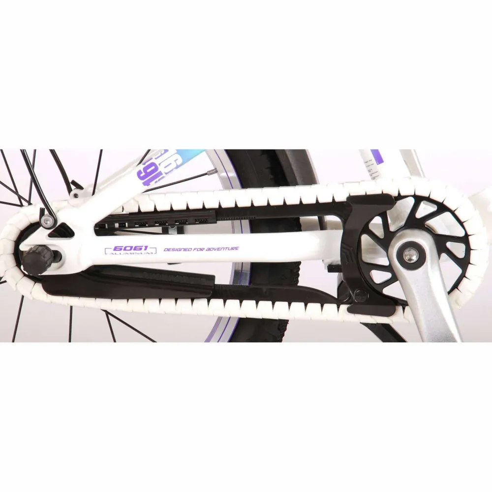 Volare Glamour Kinderfiets 16 Inch Parelmoer/ Mintgroen