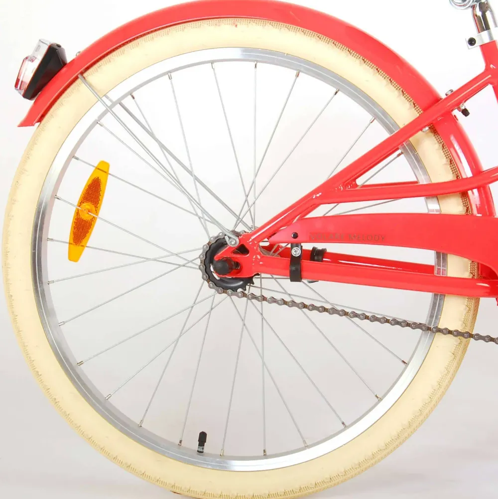 Volare Melody Kinderfiets 24 Inch Pastel Rood