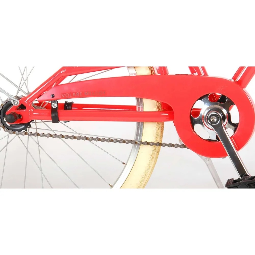 Volare Melody Kinderfiets 24 Inch Pastel Rood
