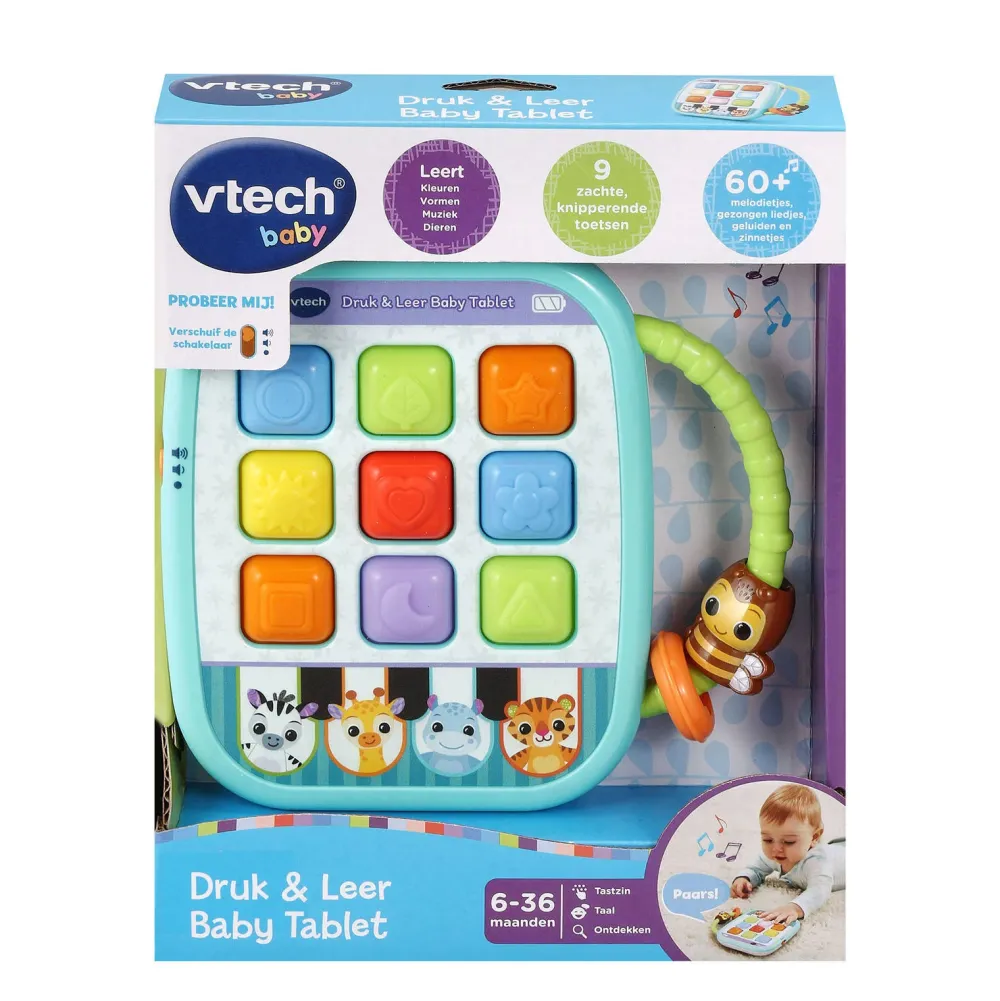 VTech Baby Dierenvriendjes Druk & Leer Baby Tablet