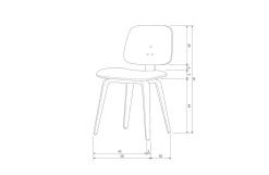 Online vtwonen Eetkamerstoel Classic