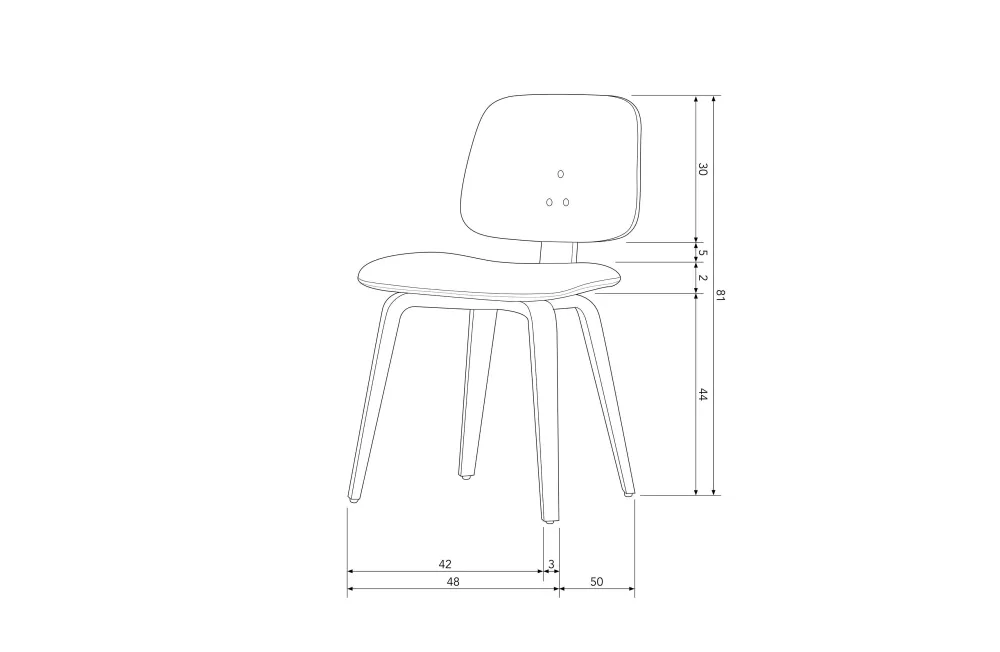 Online vtwonen Eetkamerstoel Classic