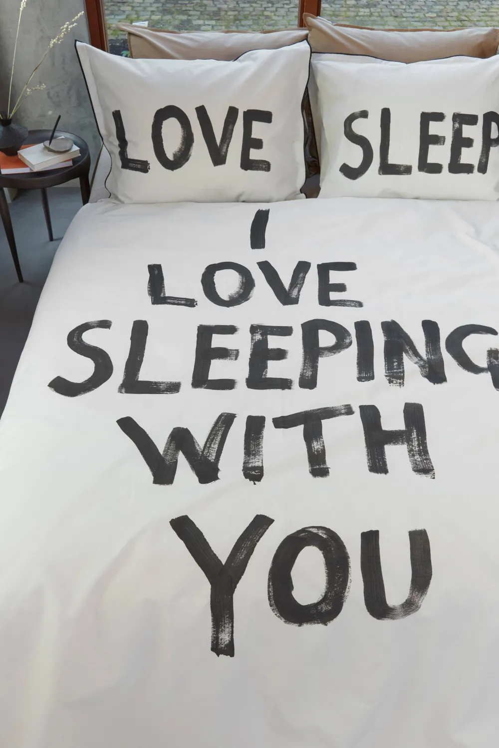 vtwonen Katoenen Dekbedovertrek 2 Persoons Love Sleep (200X220 Cm)