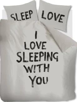 Discount vtwonen Katoenen Dekbedovertrek Lits-Jumeaux Love Sleep (240X220 Cm)