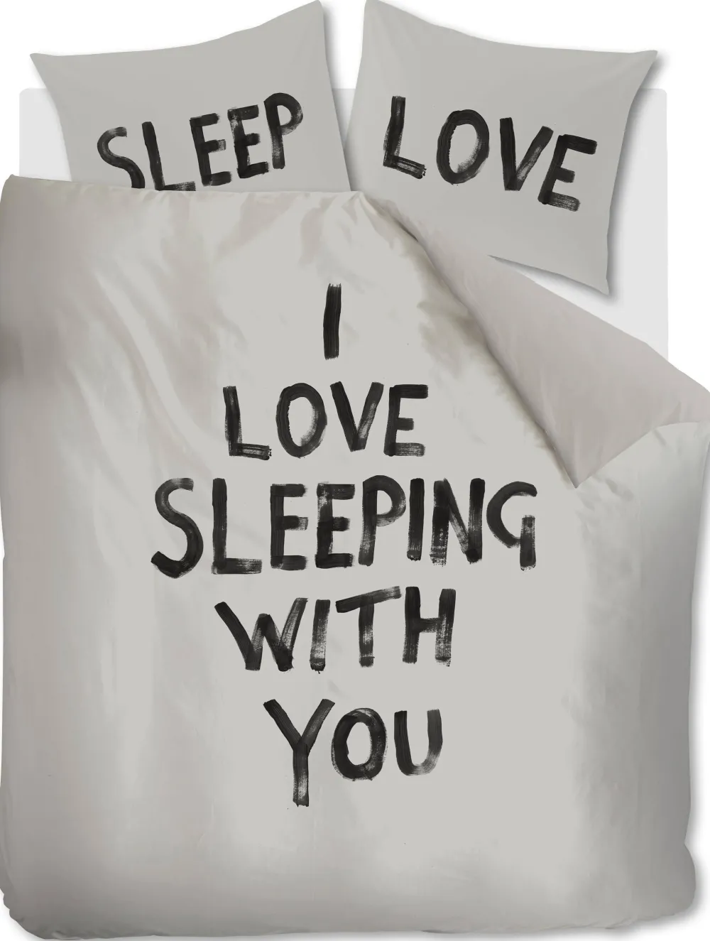 Discount vtwonen Katoenen Dekbedovertrek Lits-Jumeaux Love Sleep (240X220 Cm)