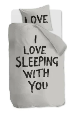 Outlet vtwonen Katoenen Dekbedovertrek 1 Persoons Love Sleep (140X220 Cm)