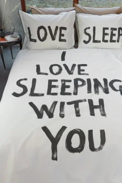 Outlet vtwonen Katoenen Dekbedovertrek 1 Persoons Love Sleep (140X220 Cm)