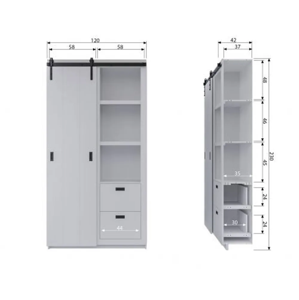 Online vtwonen Opbergkast Barn