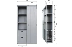 Outlet vtwonen Wandkast Slide Barn