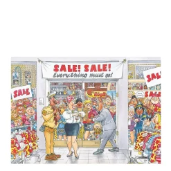 Wasgij Retro Mystery 7 - Uitverkoop! Legpuzzel 1000 Stukjes