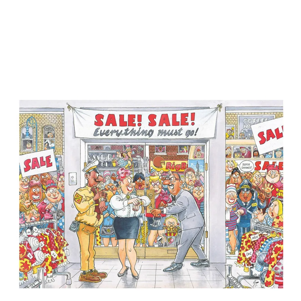 Wasgij Retro Mystery 7 - Uitverkoop! Legpuzzel 1000 Stukjes