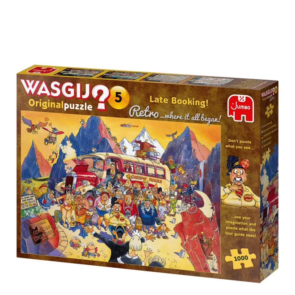 Wasgij Retro Original 5 Last-Minute Boeking! Legpuzzel 1000 Stukjes
