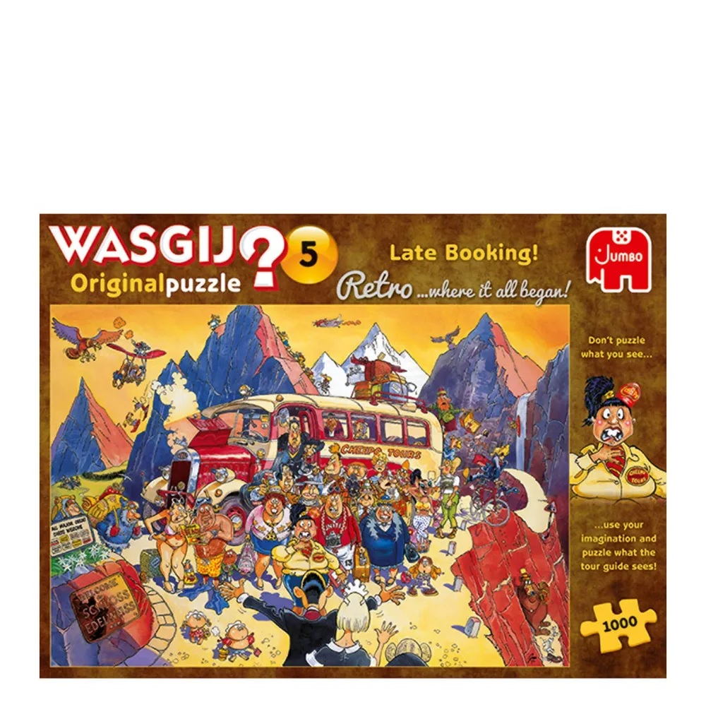 Wasgij Retro Original 5 Last-Minute Boeking! Legpuzzel 1000 Stukjes