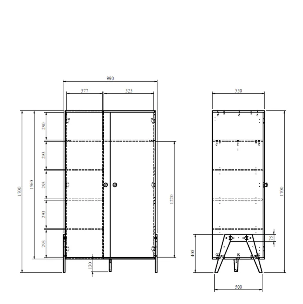 Hot Wehkamp Home 2-Deurs Kledingkast Quinn