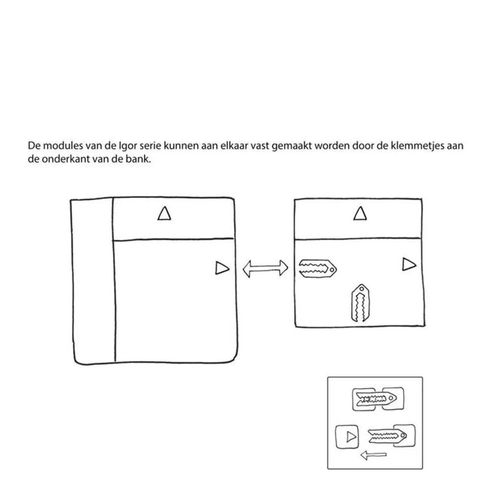 Discount Wehkamp Home Hoekbank Links Igor Met Hocker