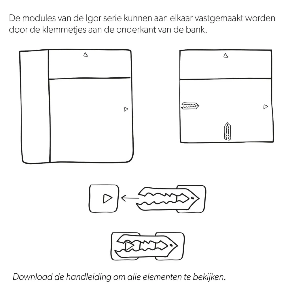 Hot Wehkamp Home Igor Modulair Bankelement (1-Zits)