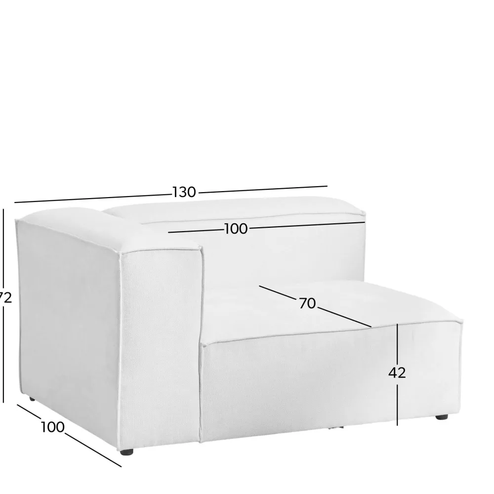 Online Wehkamp Home Igor Modulair Bankelement (Hoek Links)