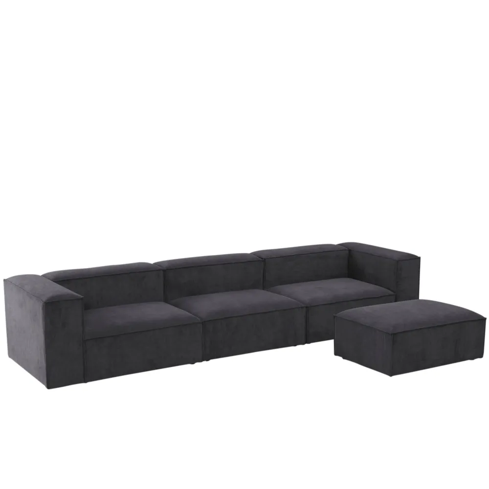 Wehkamp Home Igor 4-Zits Bank Met Hocker Iii