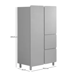 Discount Wehkamp Home Kledingkast Sky