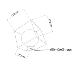 Outlet Wehkamp Home Tafellamp Vanga