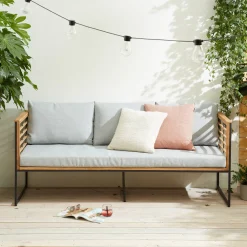 Wehkamp Home Teak 3-Zits Loungebank Leon