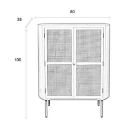 Sale Wehkamp Home Wandkast Amaya