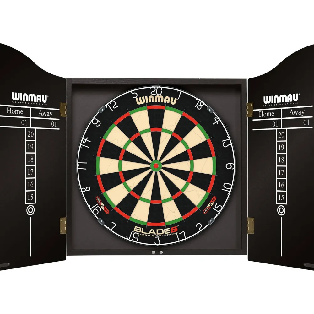 Winmau Dartkabinet Blade 6 Zwart Dartkabinet Blade 6 (Zwart)