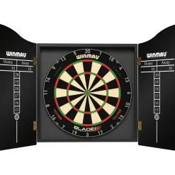 Winmau Dartkabinet Pro-Line Zwart Dartkabinet Pro-Line (Zwart)