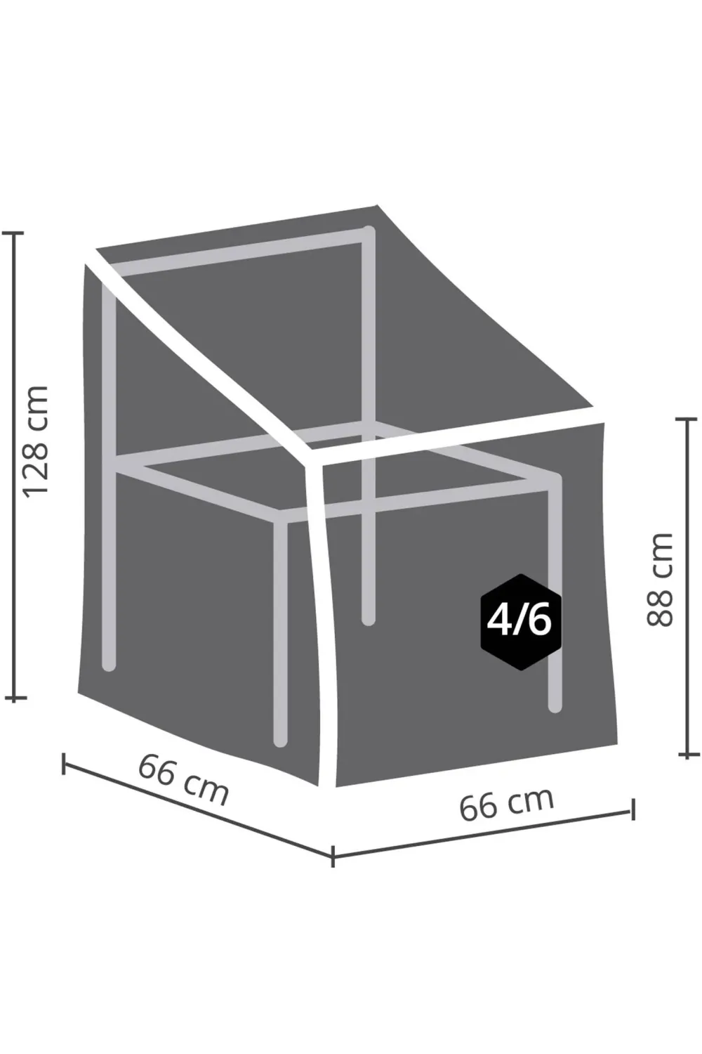 Winza Outdoor Covers Stoelhoes (66X128 Cm)