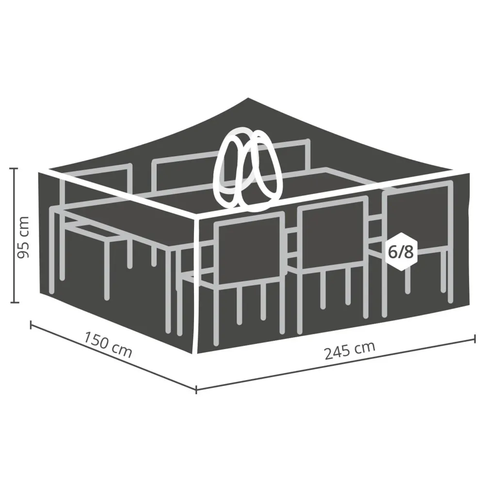 Winza Outdoor Covers Tuinmeubelhoes Tuinset L + Bobbin