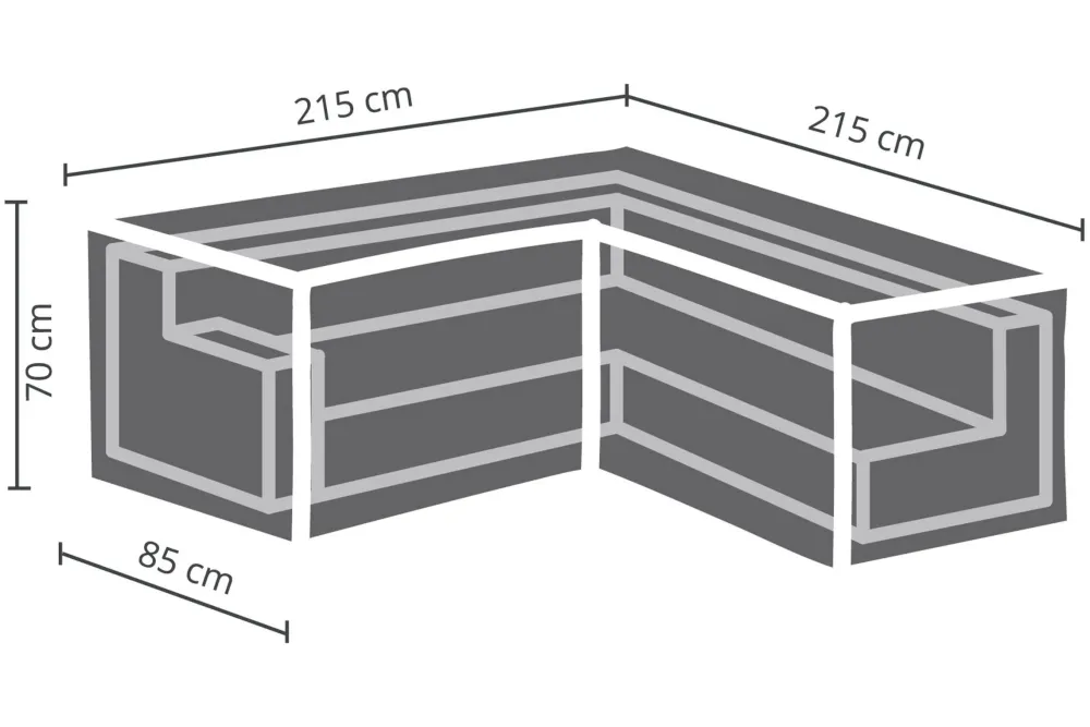 Winza Outdoor Covers Tuinmeubelhoes L-Vorm 215