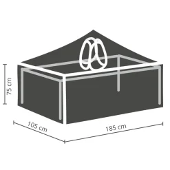 Winza Outdoor Covers Tuinmeubelhoes Tafel Tot 180 Cm + Bobbin