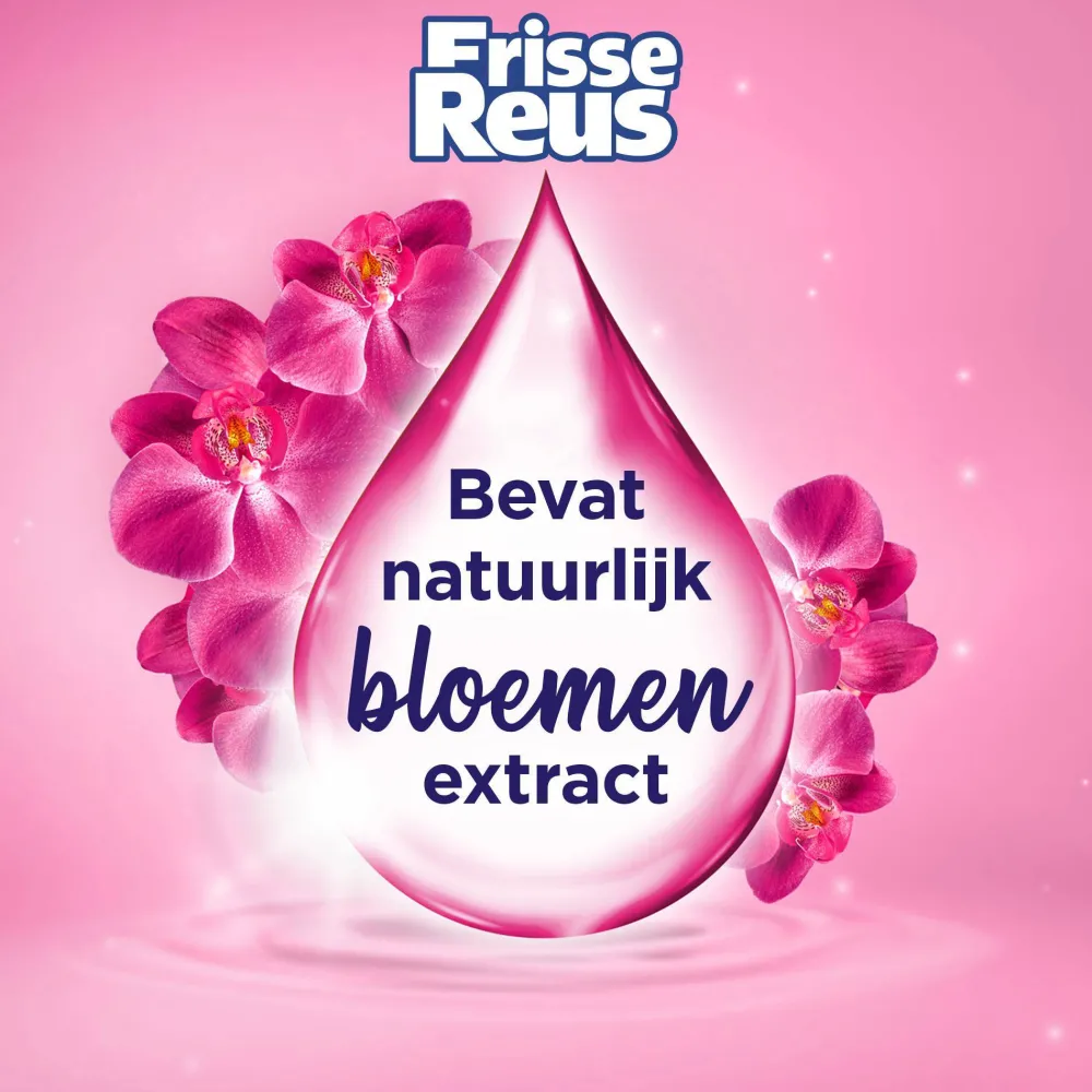 New Witte Reus Gel Orchidee - Vloeibaar Wasmiddel - Gekleurde Was - Voordeelverpakking - 6 X 19 Wasbeurten - 114 Wasbeurten