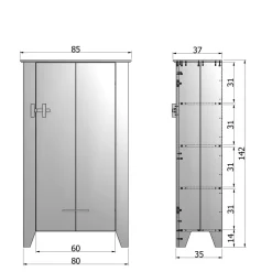 New Woood Boerenkast Gijs