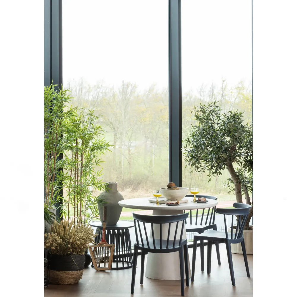 New Woood Damon Eettafel Betonlook 76Xo100