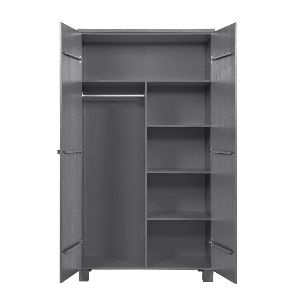 Outlet Woood 2-Deurs Kledingkast Dennis