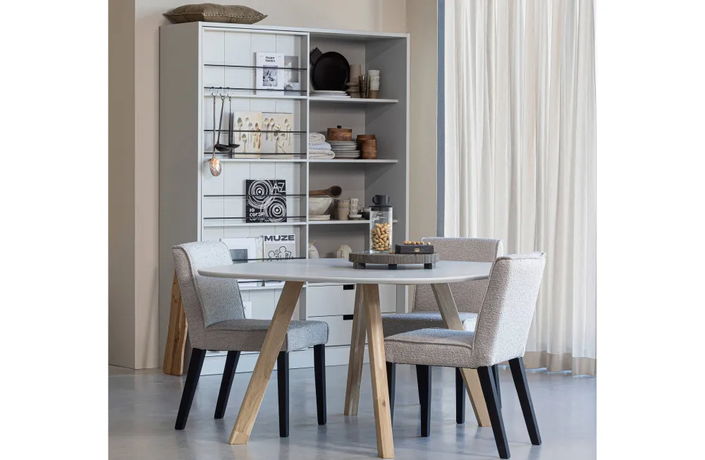 Outlet Woood Eettafel Tablo Grijs