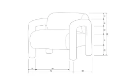 WOOOD Exclusive Fauteuil Lenny