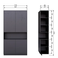New WOOOD Exclusive Opbergkast Finca