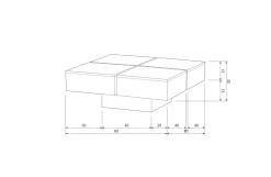 Online WOOOD Exclusive Salontafel Lyra