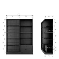 Outlet WOOOD Exclusive Schuifdeurkast Swing