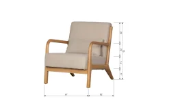Discount Woood Fauteuil Mark