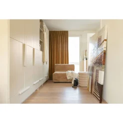 Discount Woood Poef Carly