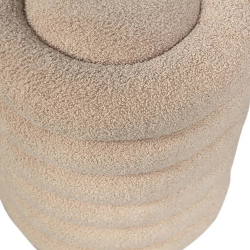 Discount Woood Poef Carly