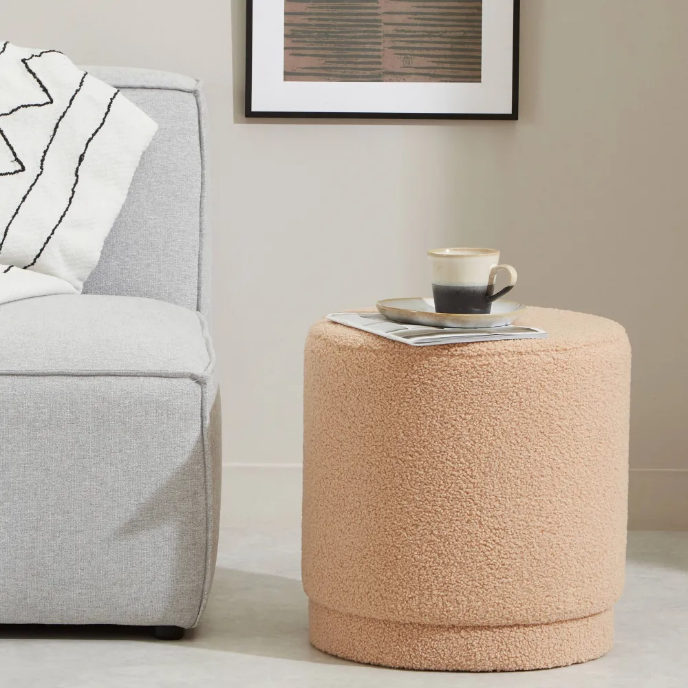 Clearance Woood x Wehkamp Home Poef Terry