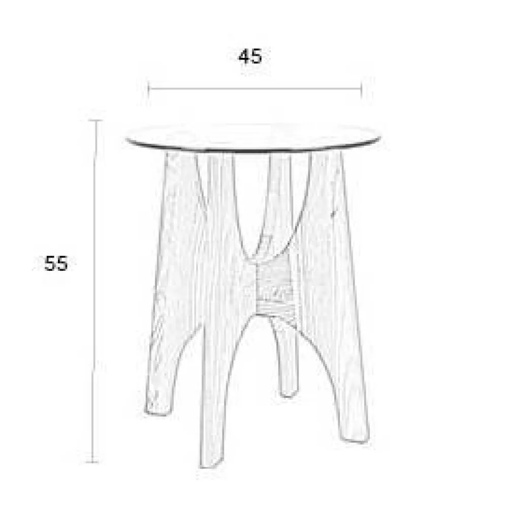 Zuiver Bijzettafel Kobe